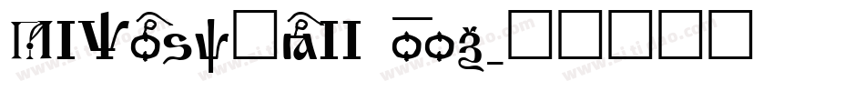 AIProsperaII Book字体转换